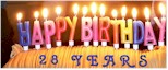 28 Years on-line - Happy Birthday
