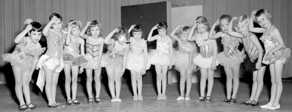 Class of 1968 in kindergarten play