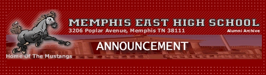A web page banner for "East High School Alumni Archive"
