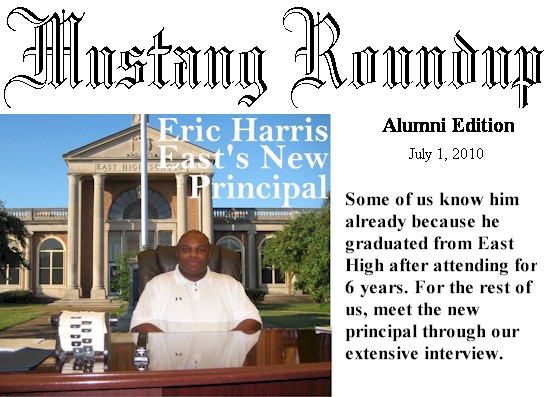 New Principal Eric Harris