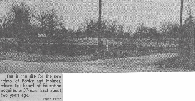 East High Campus, newspaper published photo, 1948