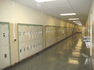 A hallway after renovation.
