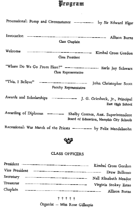 Graduation program page 2