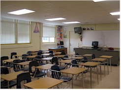 A renovated science classroom, 2007.