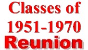 Multi-Class (1951-1970) Reunion, June 13, 2026